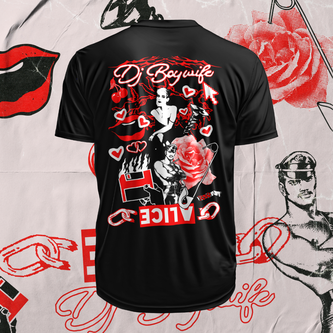 DJ BOYWIFE TEE — The Best Dance Party in OTR Cincinnati | Alice